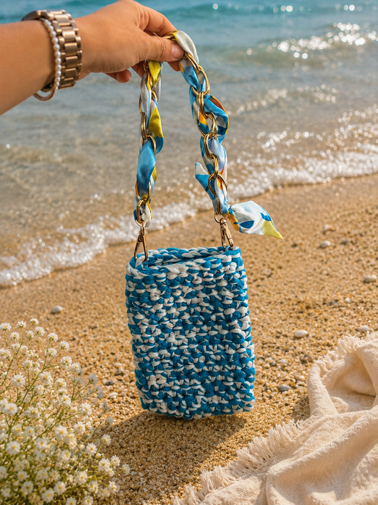 Pochette pour téléphone en crochet – Fait main