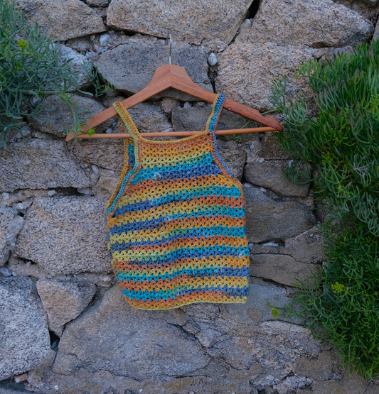 Top coloré – Faits main