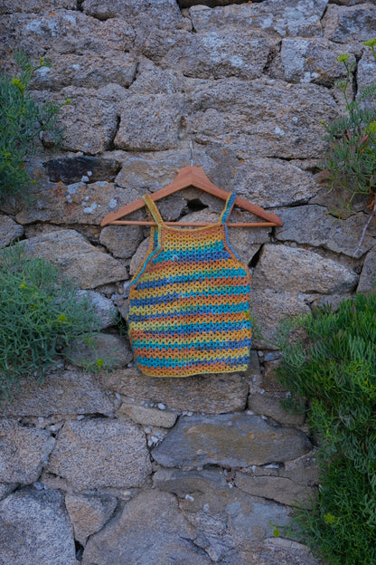 Top coloré