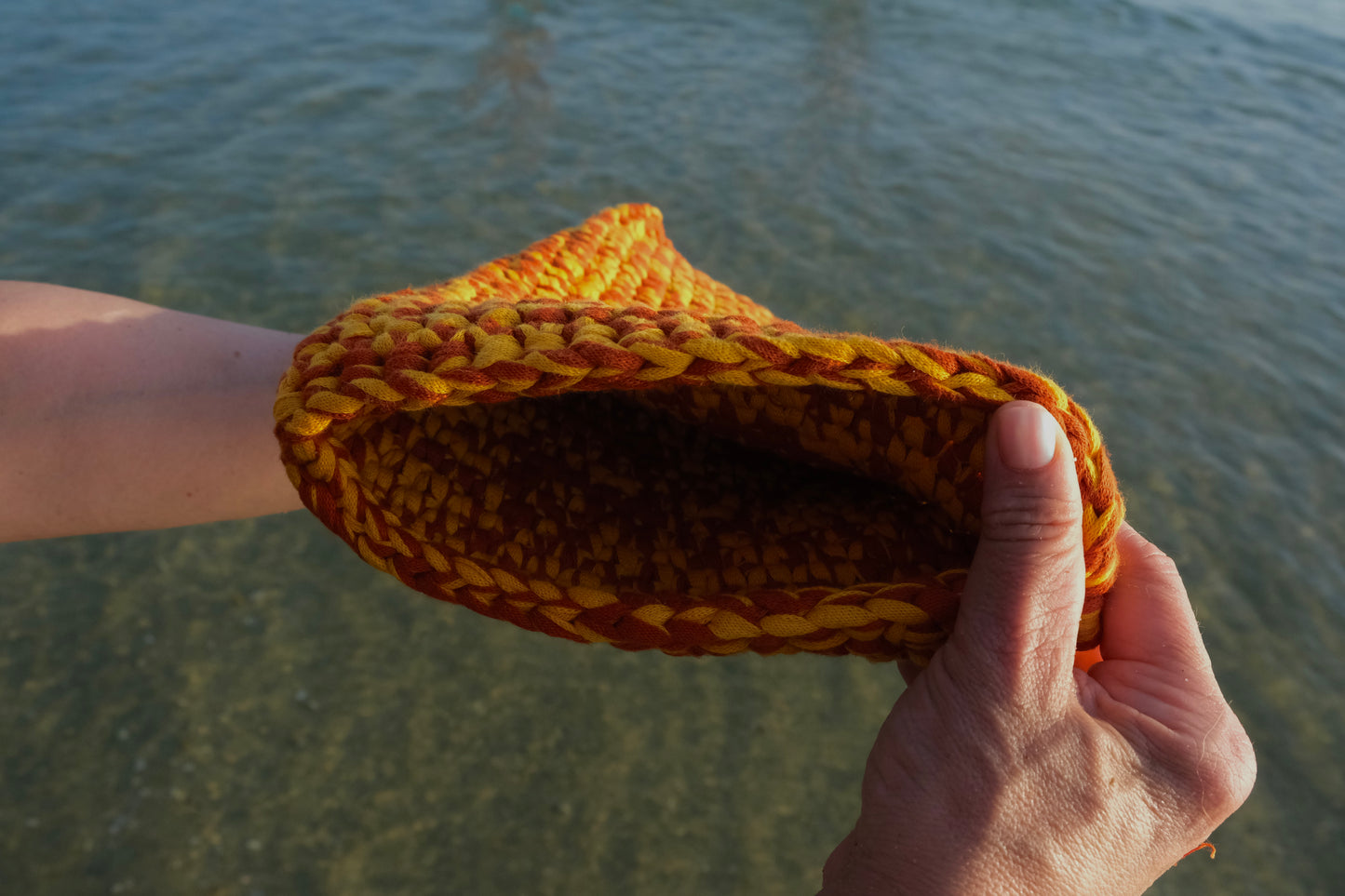 Pochette d'ordinateur en crochet – Faits main